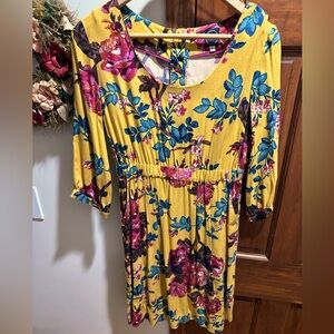 Joules Floral Print Dress Size 6